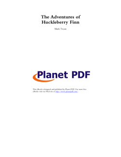 The Adventures of Huckleberry Finn
