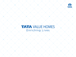 Noida PPT - Tata Value Homes