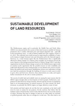 sustainable development of land resources