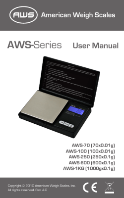 CP5-Series User Manual - American Weigh Scales