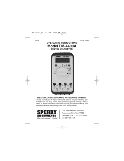 Model DM-4400A
