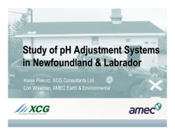 A Study of pH Adjustment Systems in NL &ndash; Kasia Piskorz