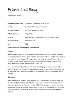 Frank and Rosy - Miller Centre