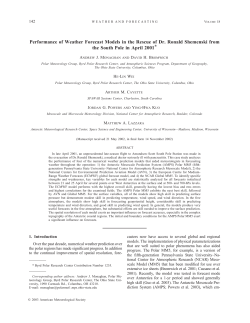 Performance of Weather Forecast Models in the Rescue of Dr