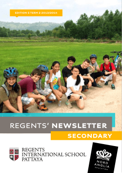 regents` newsletter - Nord Anglia Education