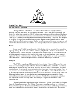 South East Asia - Zoo Outreach Organization