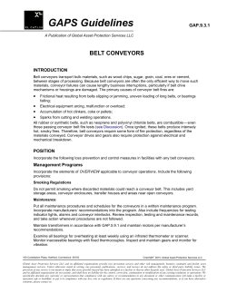 Belt Conveyors