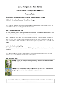 Living Things and Habitats Teachers` Guide