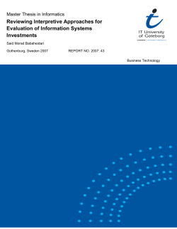 Reviewing Interpretive Approaches for Evaluation of