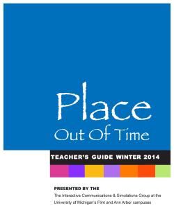 POOT Teachers Guide W2014