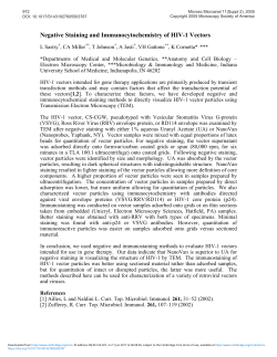 Negative Staining and Immunocytochemistry of
