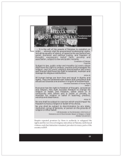 freedom of thought.cdr - Human Rights Commission of Pakistan