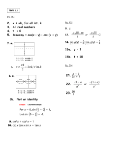 Chp. 6 Suggested Practice &ndash; SOLUTIONS - Reeths