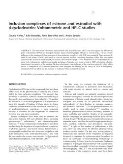 Inclusion complexes of estrone and estradiol with [beta]