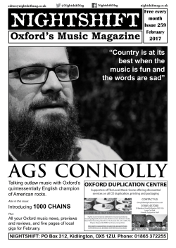 february - Nightshift - Oxford`s Music Online