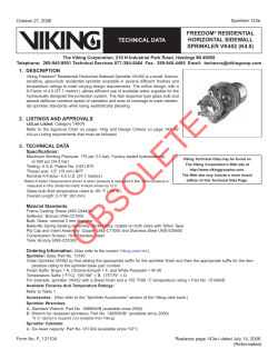 technical data - Viking Group Inc.
