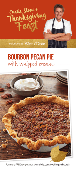 bourbon pecan pie - Winn