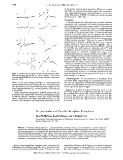 Perpendicular and Parallel Acetylene Complexes