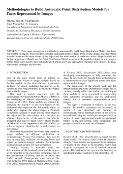 Methodologies to Build Automatic Point Distribution Models for
