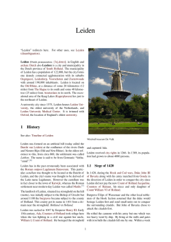 Leiden - Amazing Holland