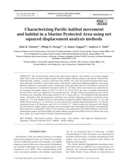 Characterizing Pacific halibut movement and habitat in a Marine