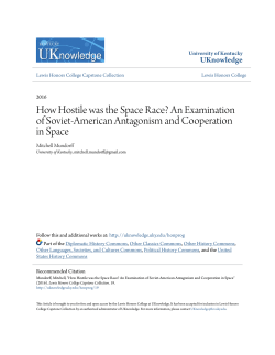 How Hostile was the Space Race? An Examination of