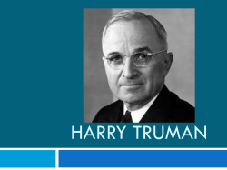 HARRY TRUMAN