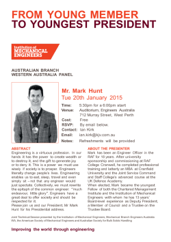 FROM YOUNG MEMBER TO YOUNGEST PRESIDENT