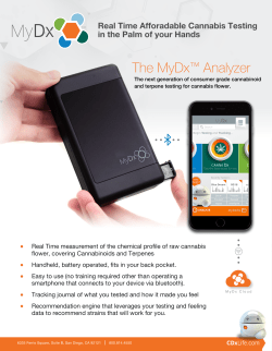 MyDx Analyzer Datasheet 150514-v2F
