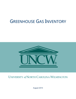 greenhouse gas inventory