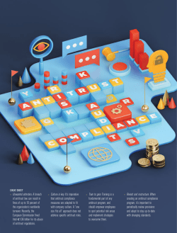 Unwanted attention. A breach of antitrust law can result in fines of up