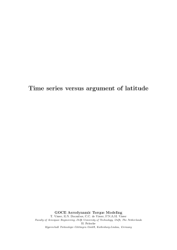 Time series versus argument of latitude