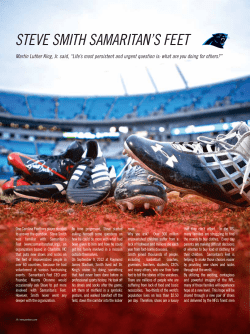 Steve Smith Samaritan`S Feet