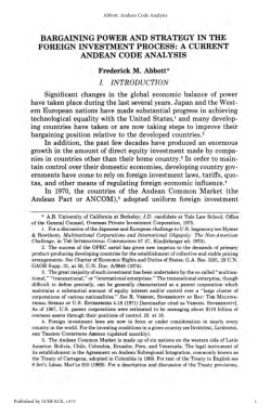 BARGAINING POWER AND STRATEGY IN THE FOREIGN