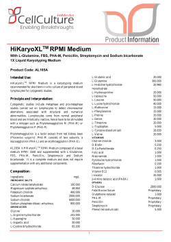 HiKaryoXLTM RPMI Medium