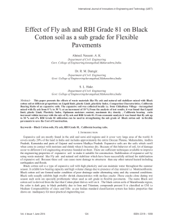 Effect of Fly ash and RBI Grade 81 on Black Cotton soil as a