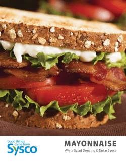 mayonnaise - Sysco Foodie