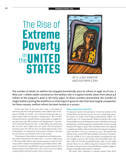 The Rise of Extreme Poverty