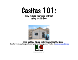 How to build your casa without going totally loco Casa building