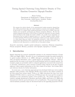 Testing Spatial Clustering Using Relative Density