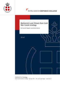 Metternich and Chinas post-cold war grand strategy.indd