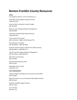 Benton-Franklin County Resources