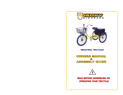 INDUSTRIAL TRICYCLES