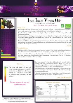 Inca Inchi Virgin Oil - In