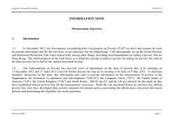 INFORMATION NOTE