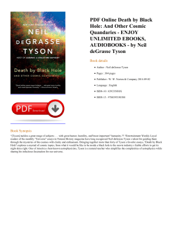 PDF Online Death by Black Hole: And Other Cosmic