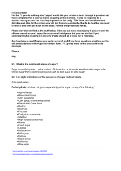 Answers to Eating Right Pyramid Questions