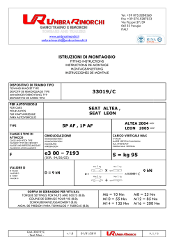 ISTRUZIONI DI MONTAGGIO 33019/C F e3 00 &ndash; 7193 S = kg 95