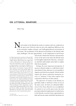 On Littoral Warfare - US Naval War College