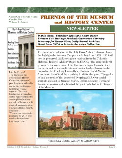 FRIENDS OF THE MUSEUM and HISTORY CENTER